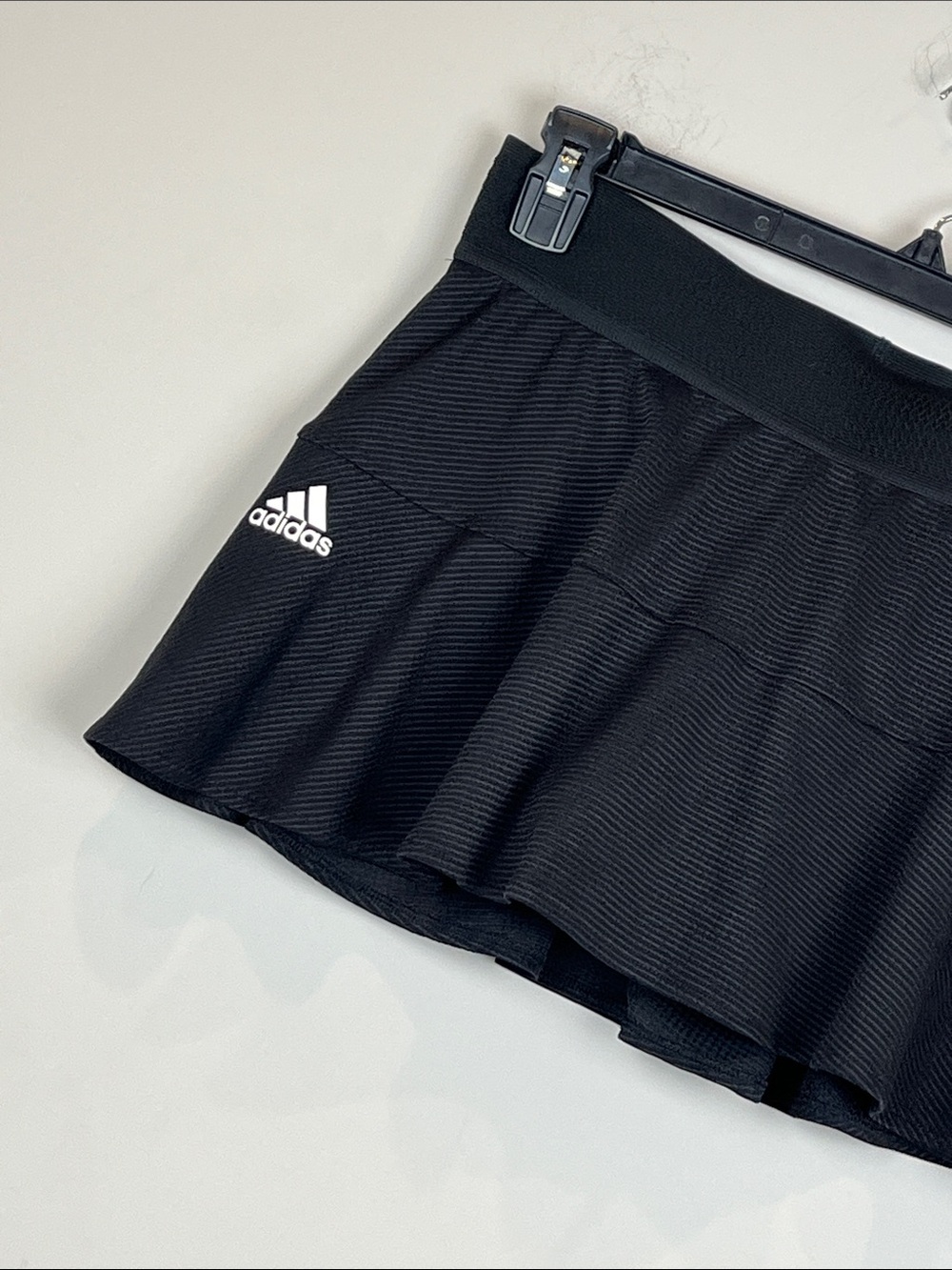 adidas Black Textured Sport Tennis Pickleball Skirt Size Medium - Picture 6 of 11